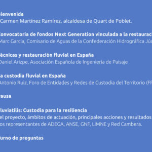 Acto_Fluviatilis_01 Presentació del projecte Fluviatilis